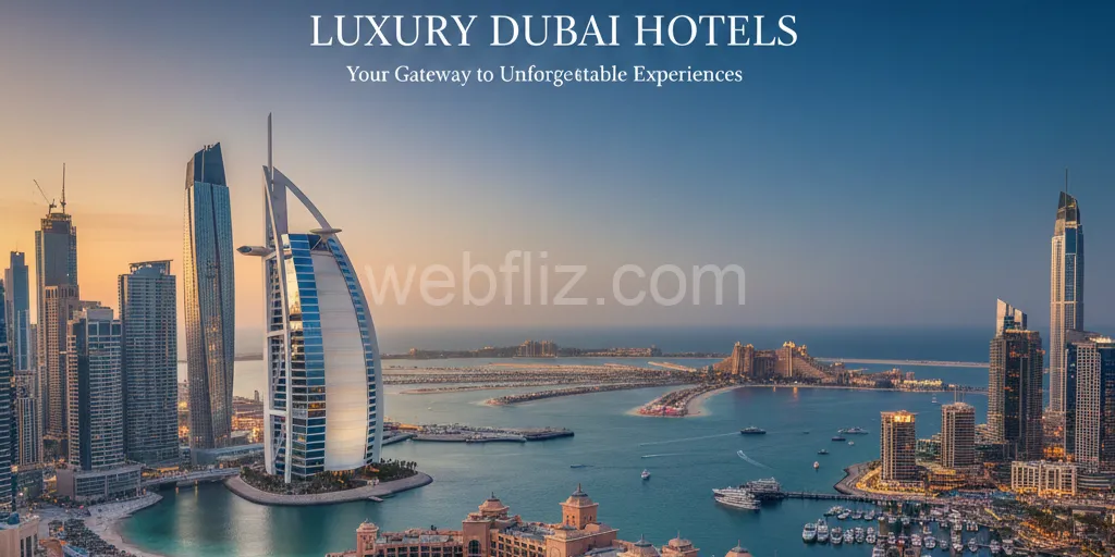 Hotel website design for Dubai boutique hotel